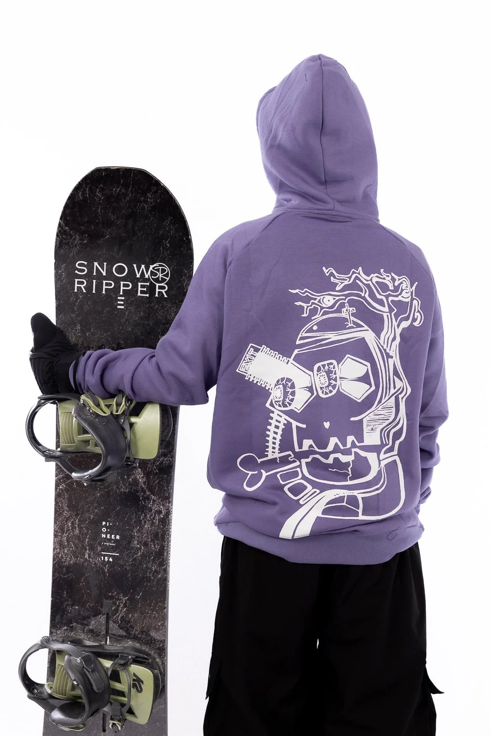 Psychedelic Skull - Snow Sports Hoodie — SnowRipper